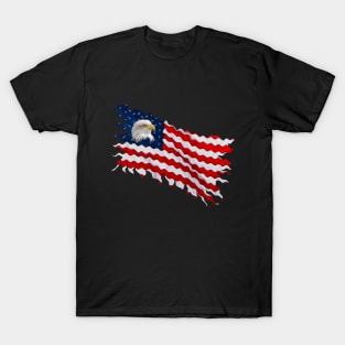 USA Flag - Independence Day T-Shirt